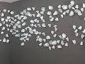 ye yan (panorama), Porcelain, 340 components, 13 x 12 x 6 cm, 2007