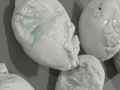 hua lei (detail), Porcelain, 12 x 7 x 7 cm, 2007