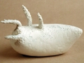 Cochlear (detail), Porcelain, 18 x 10 x 6 cm, 2002